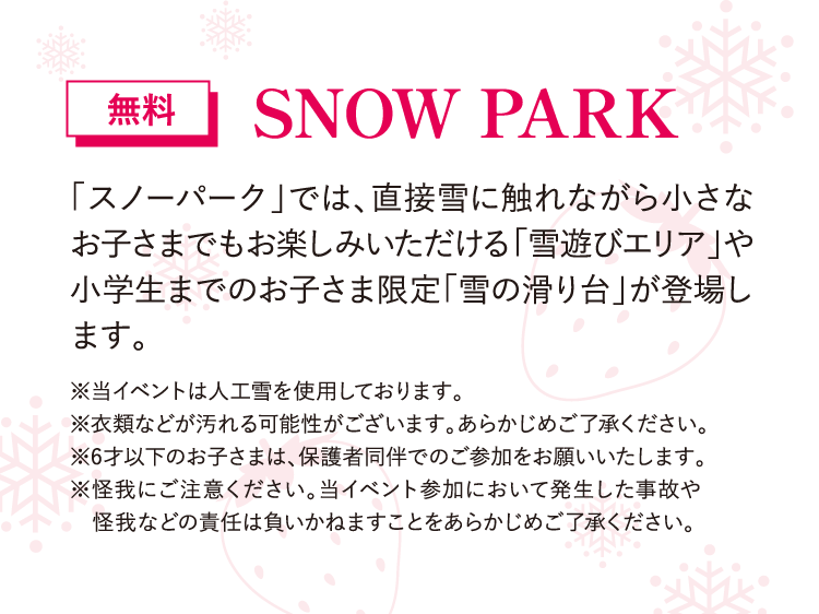 無料 SNOW PARK