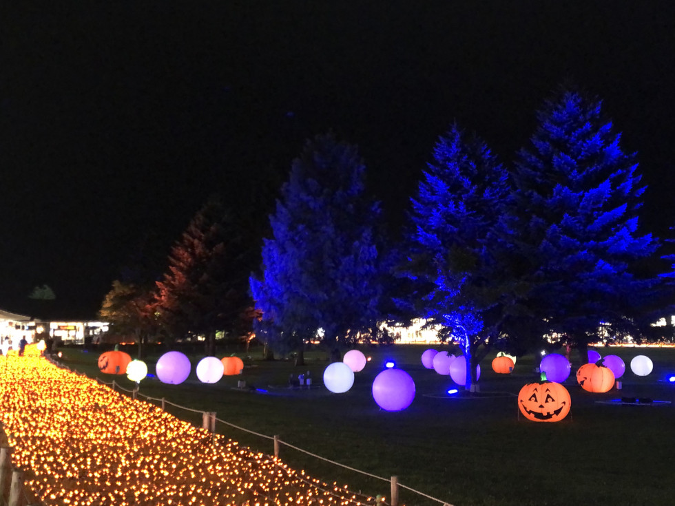 ハロウィンライトアップ