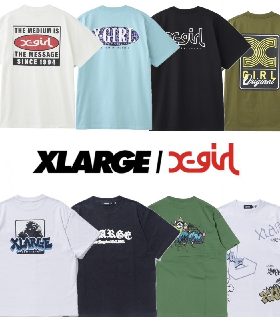 XLARGE/X-girl　夏物商品入荷中！