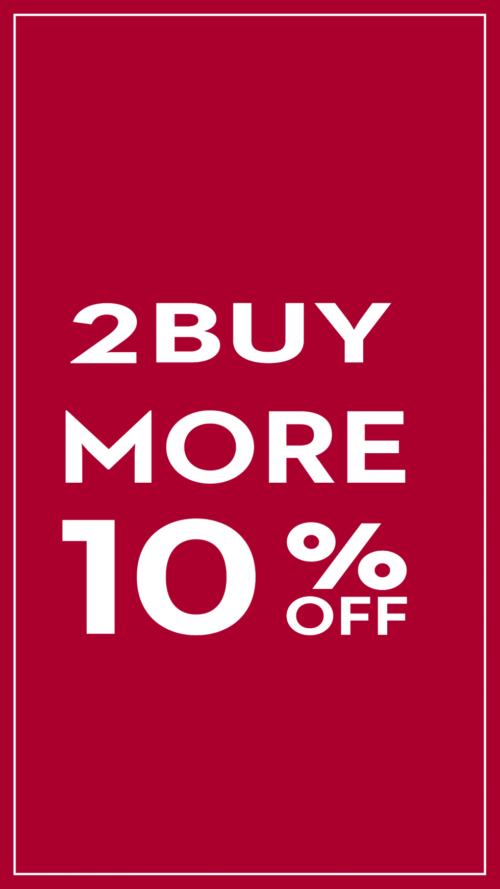 2BUY10%OFF