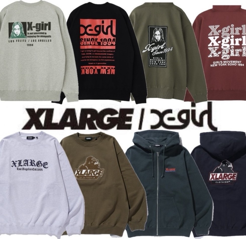 XLARGE/X-girl　秋物商品入荷中！