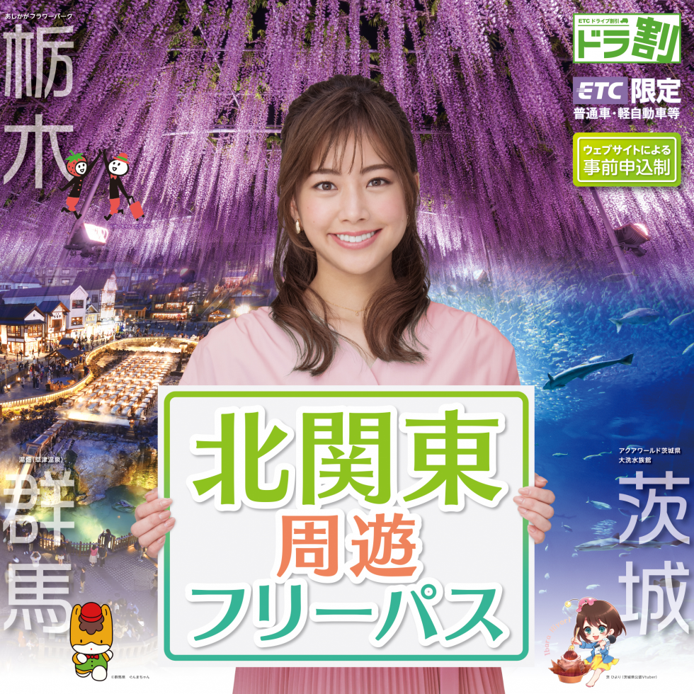 「北関東周遊フリーパス」ご利用特典